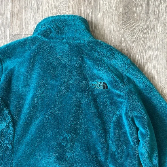 Osito Green North Face Jacket fuzzy fleece green size large